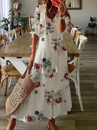 Dianna™ - Sukienka Boho zakrywająca brzuch
